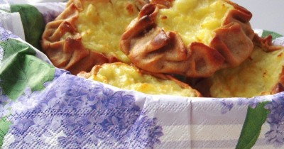 Калитки ржаные с картофелем