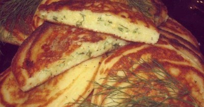 Творожные оладьи как ленивые хачапури с овсяной мукой