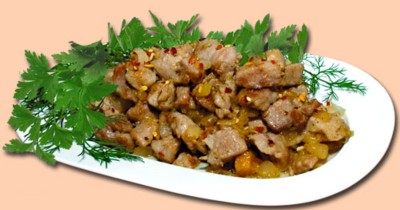 Поджарка из оленины. Поронкяристюс