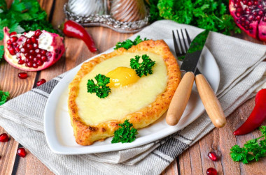 ПП хачапури с сыром в духовке